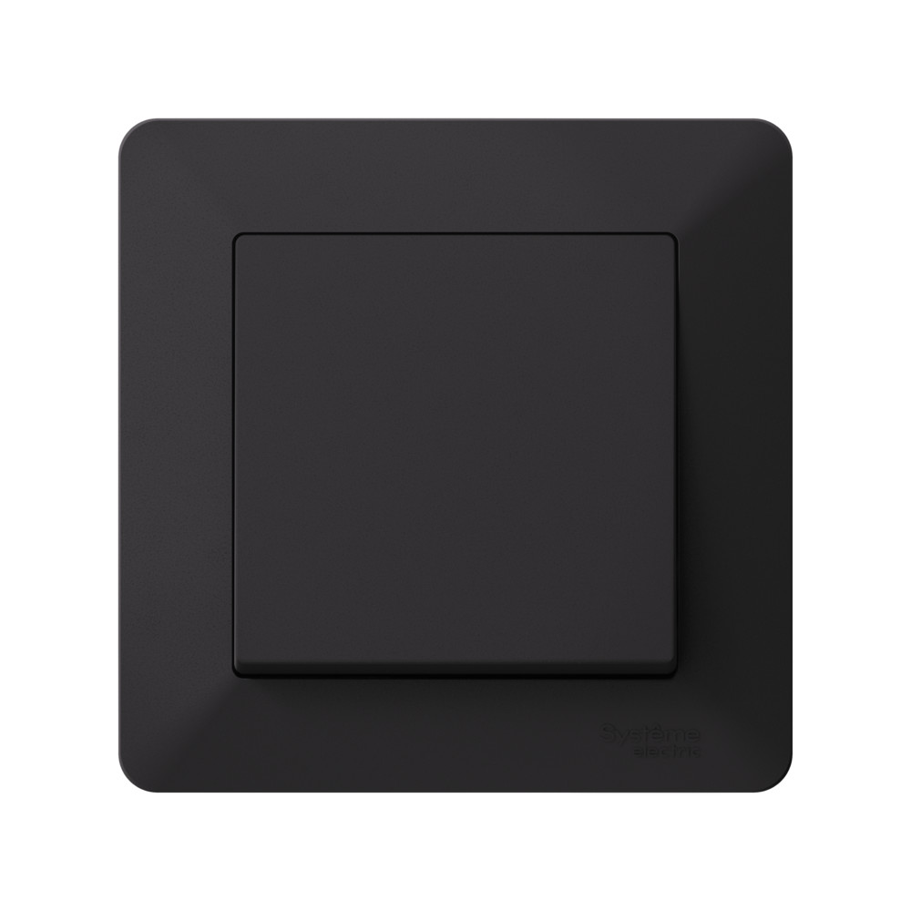 Рамка 1-ая Systeme Electric AtlasDesign Air Карбон/дымчатый черный ATN221001