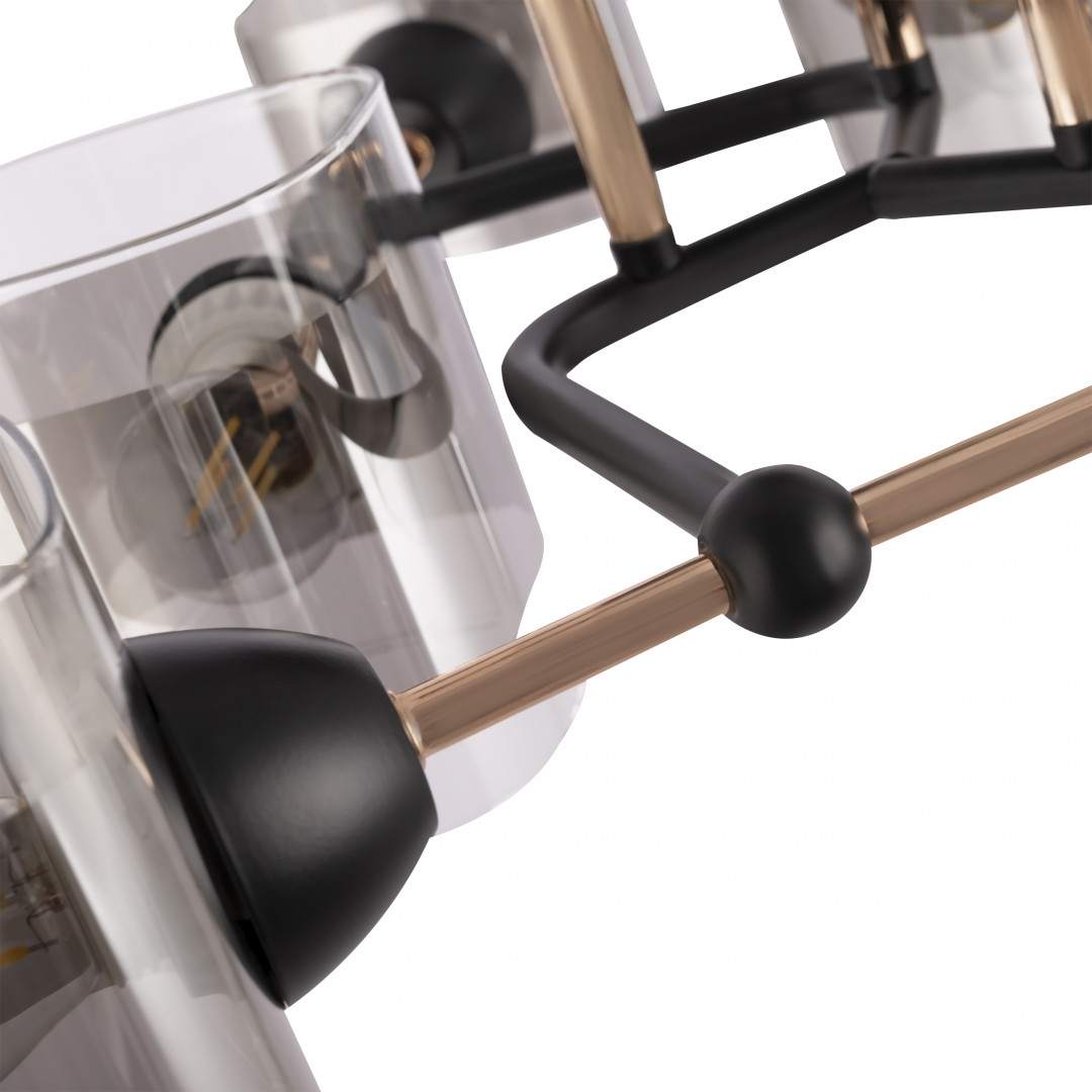 Потолочная люстра Arte Milano Amalfi 324308/6 BK+FG