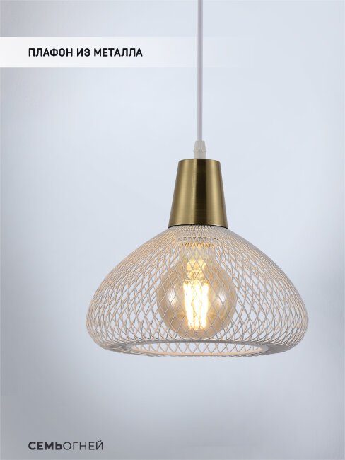 Подвесной светильник Wedo Light Brunner WD4000/1P-CO-WT