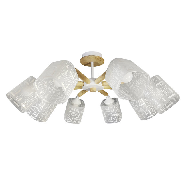 Люстра на штанге Wedo Light Garein WD3321/8C-WT