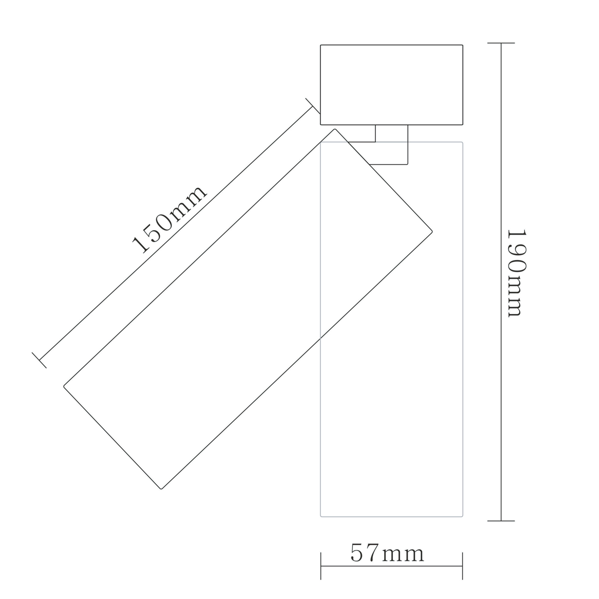 Накладной спот Donolux Rollo DL18895R30N1B ST