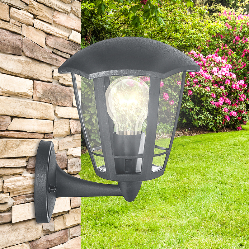 Уличный настенный светильник ЭРА НБУ 07-40-003 «Дели 1» серый Б0051207