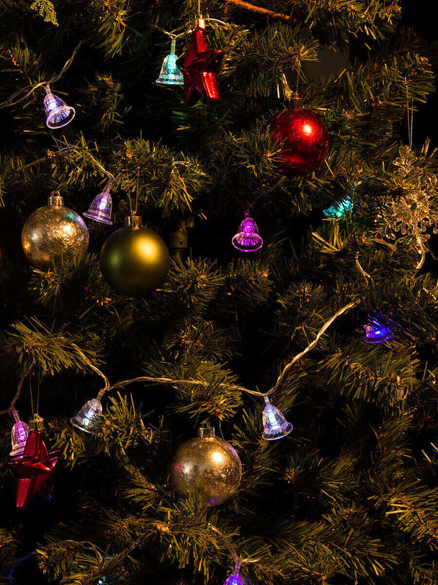 Светодиодная гирлянда (07919) Uniel Колокольчики 220V разноцветный ULD-S0280-020/DTA RGB IP20 BELLS