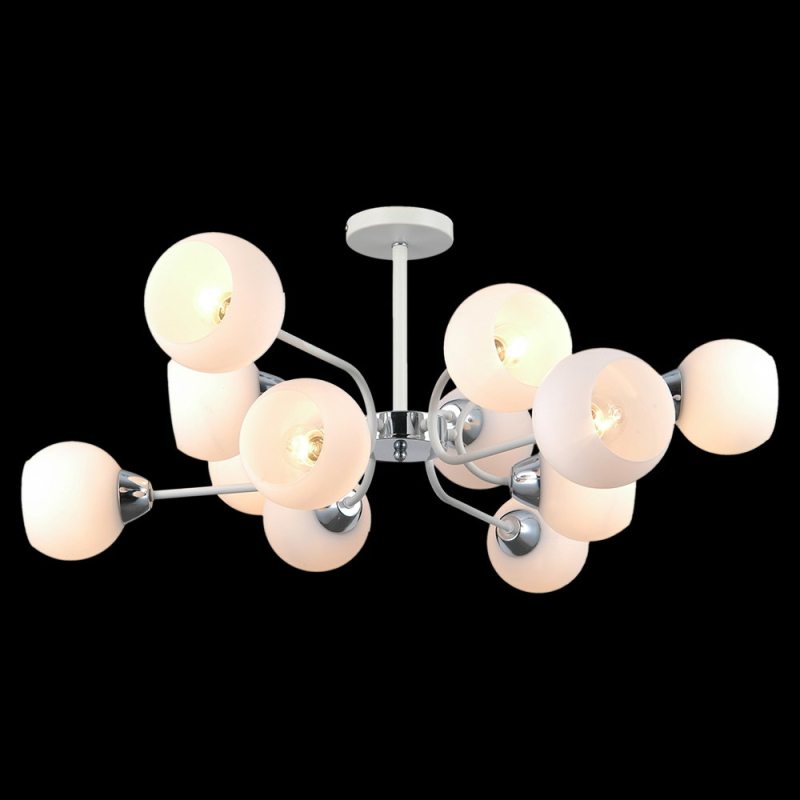 Люстра на штанге Illumico IL0398-12CSQ-79 CR WT