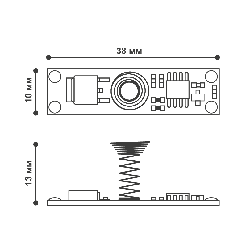Выключатель с датчиком касания и функцией диммирования Wolta WLS-SEN-01