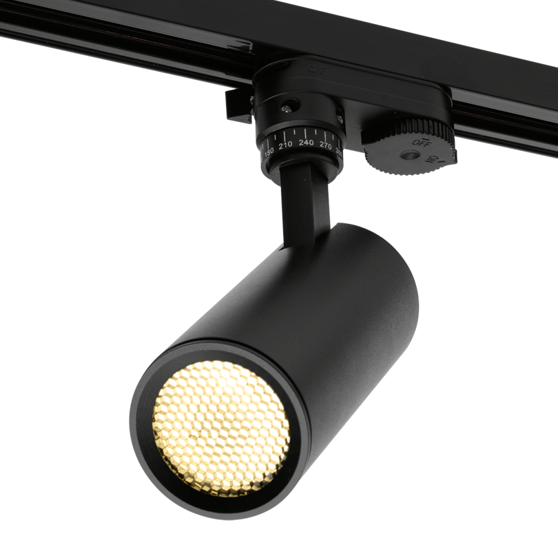 Трековый однофазный светильник Wolta Basic WTL-GU10/01B