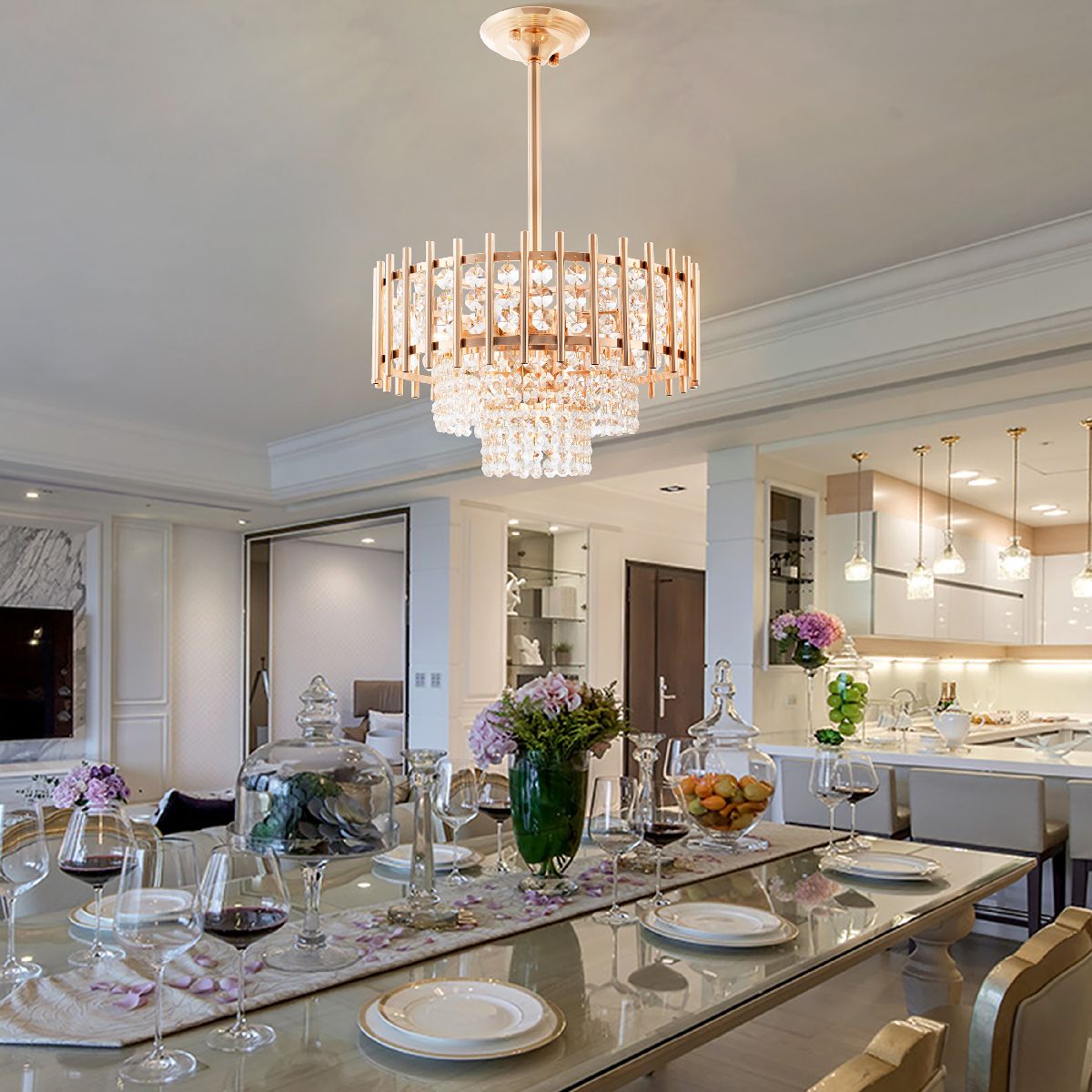 Люстра на штанге Arte Milano Sorrento 376109/6/300/390 GD