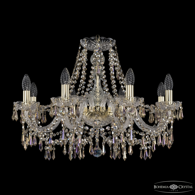 Подвесная люстра Bohemia Ivele Crystal 1403/8/240 G R801