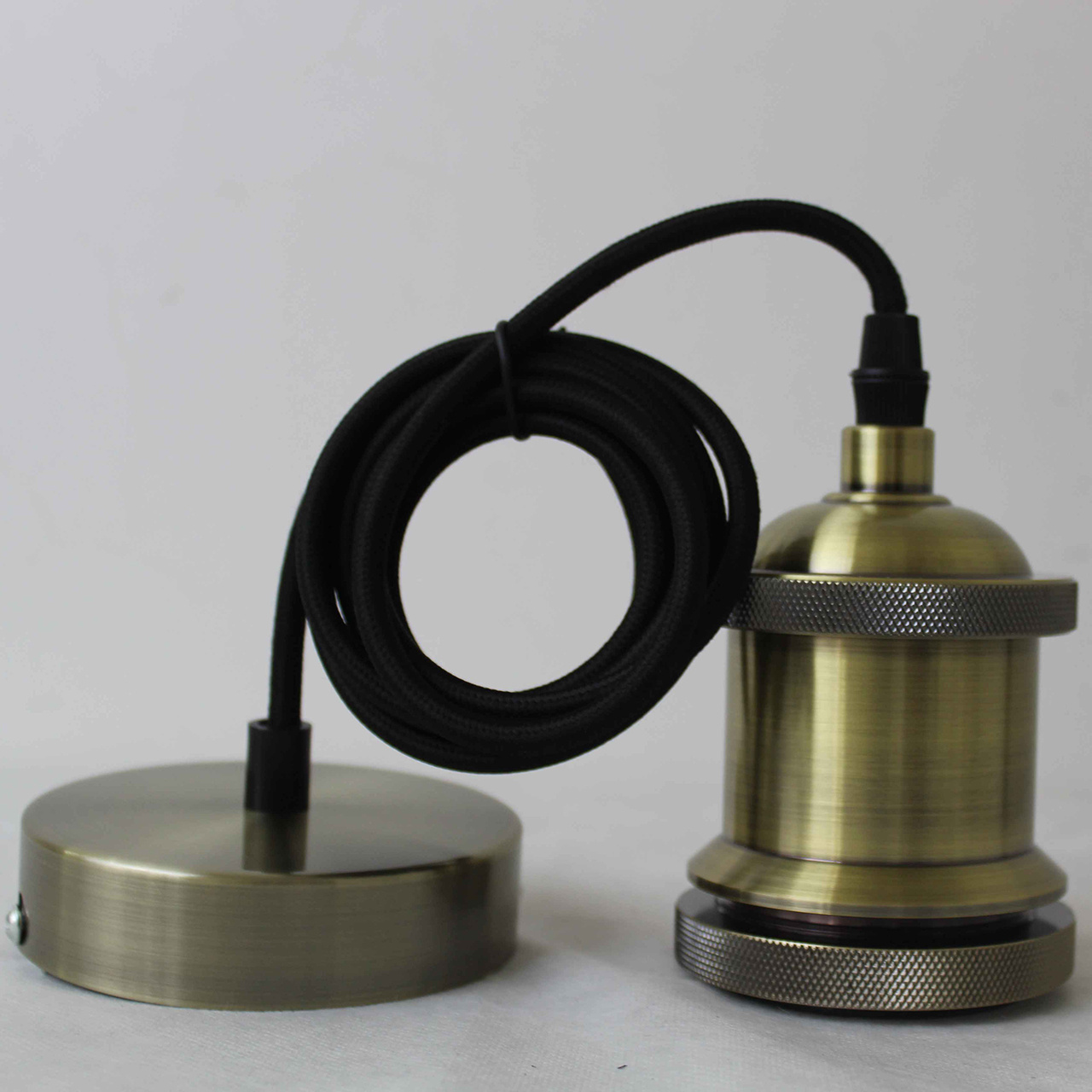 Ретро патрон с подвесом E40 Бронза Sun Lumen 056-694