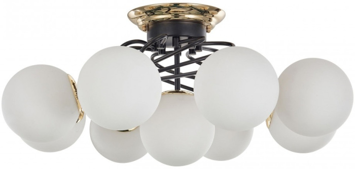 Потолочная люстра Arte Milano 276408/8+1 BK/GD