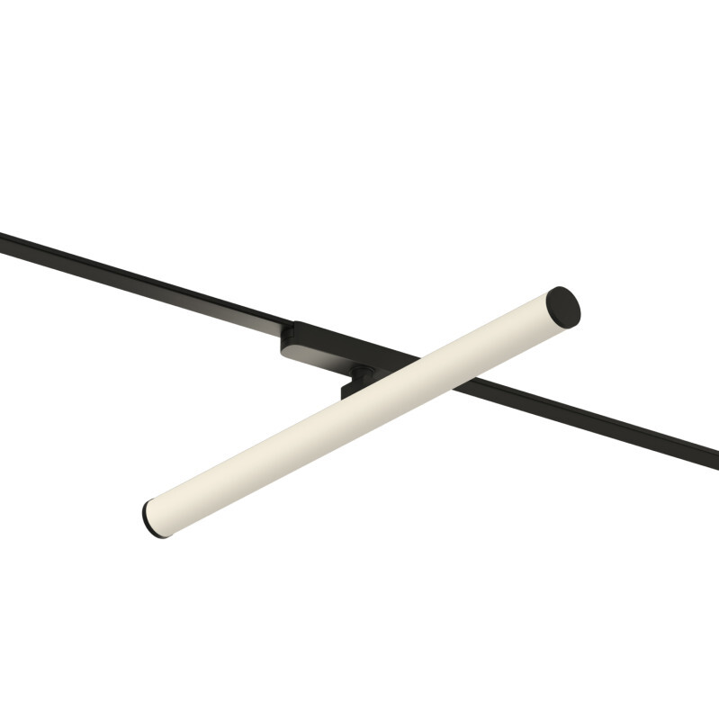 Трековый магнитный однофазный светильник Denkirs Air ray DK5325-BK