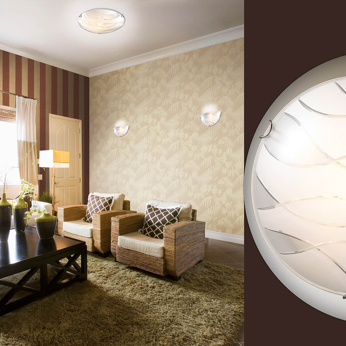 Настенно-потолочный светодиодный светильник Sonex Mona 144/CL