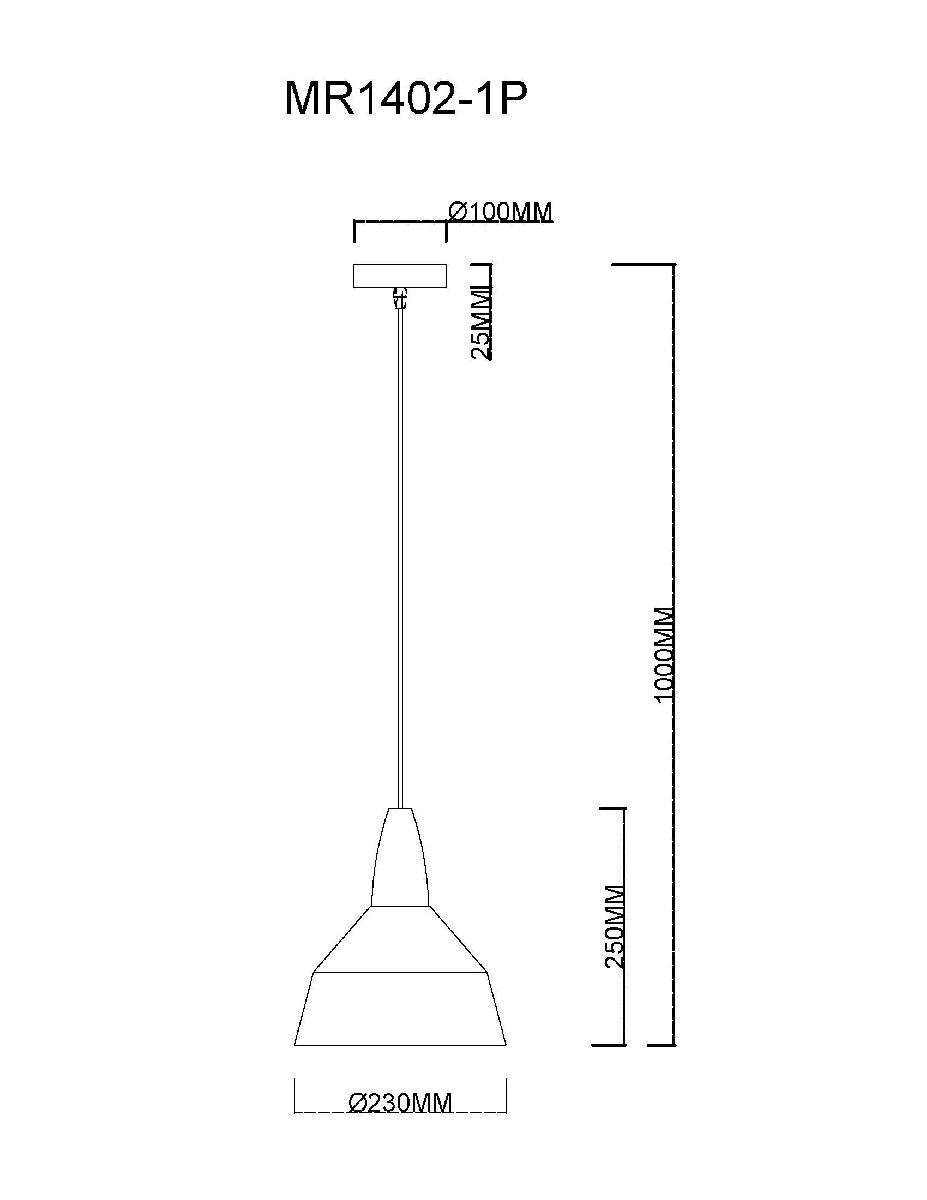 Подвесной светильник MyFar Brigitte MR1402-1P