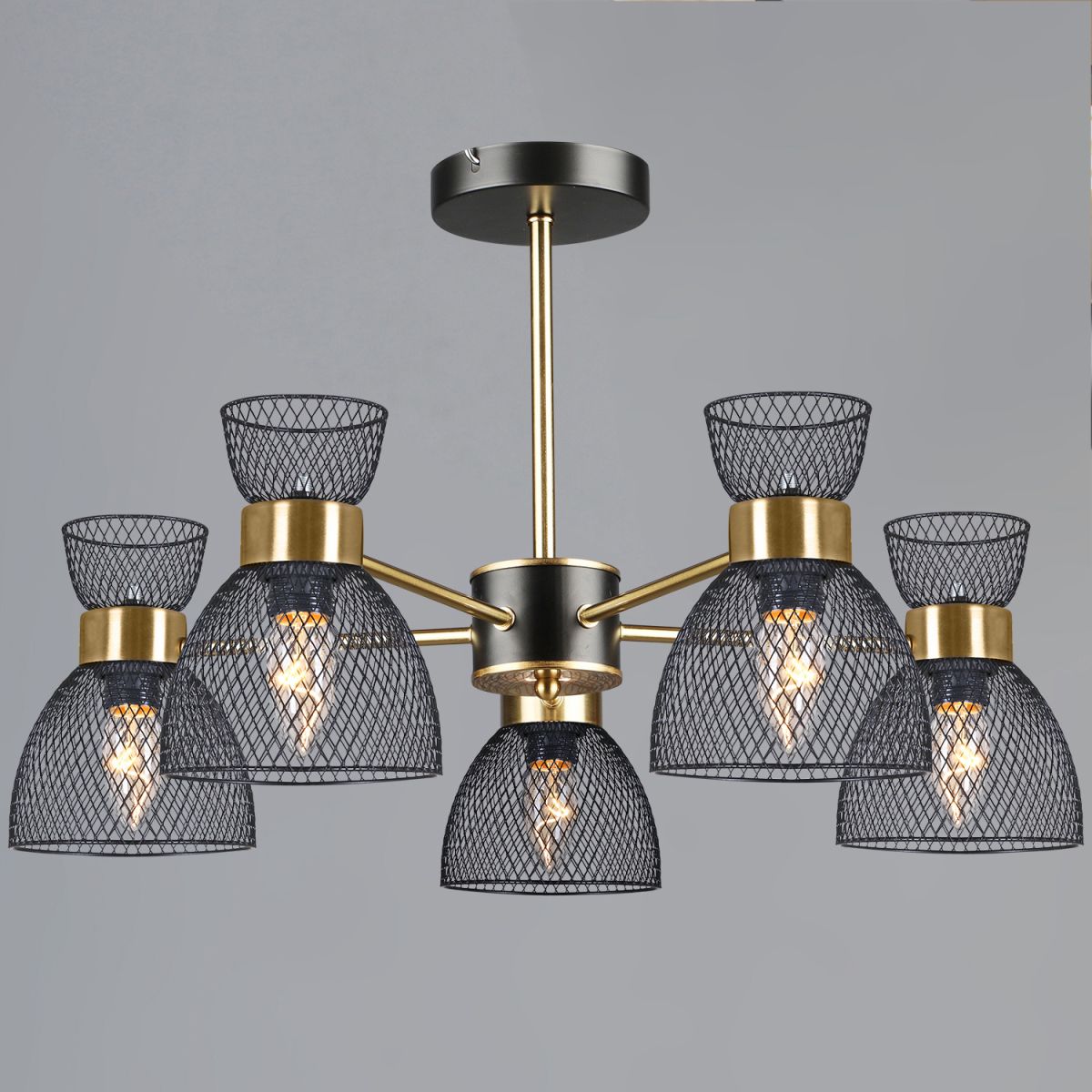 Люстра на штанге Reluce 39760-0.3-05 COP+BK