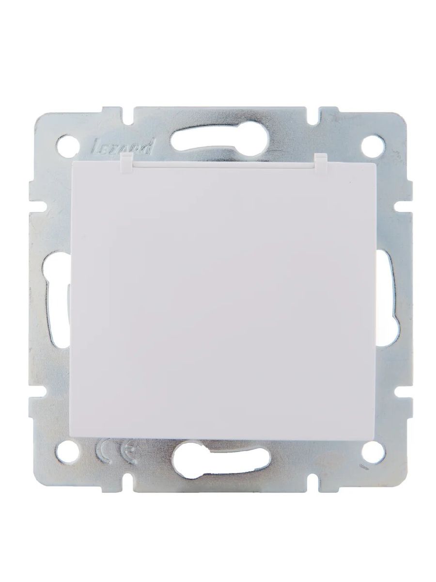 Розетка с/з с крышкой Lezard Karina 707-0288-123B