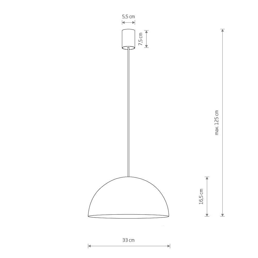 Подвесной светильник Nowodvorski Hemisphere Super S Black/Satine Gold 10694