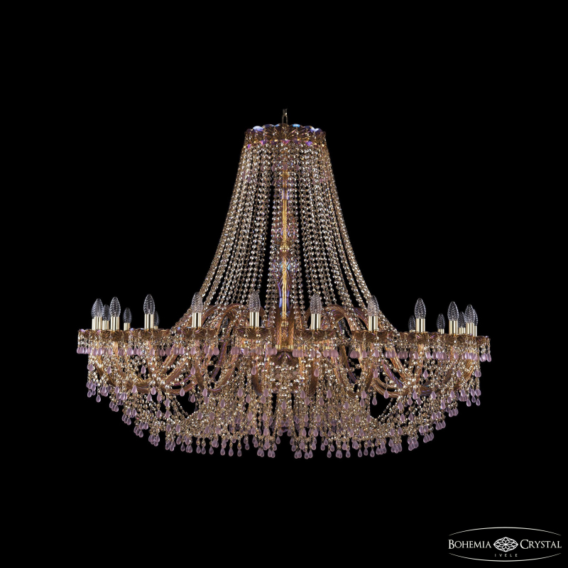 Подвесная люстра Bohemia Ivele Crystal 1410/24/530 G V7010 M777