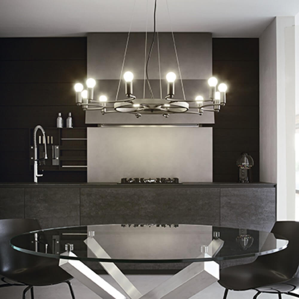 Подвесная люстра Ideal Lux Space SP12 Nero 165066