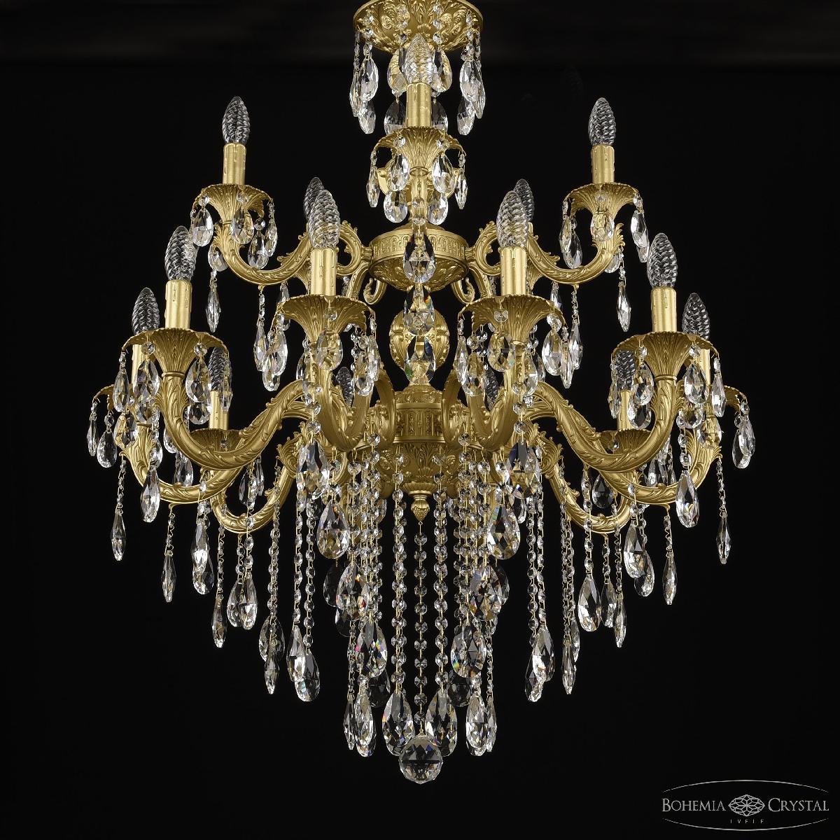 Подвесная люстра Bohemia Ivele Crystal AL79101/10+5/250/2D B AG