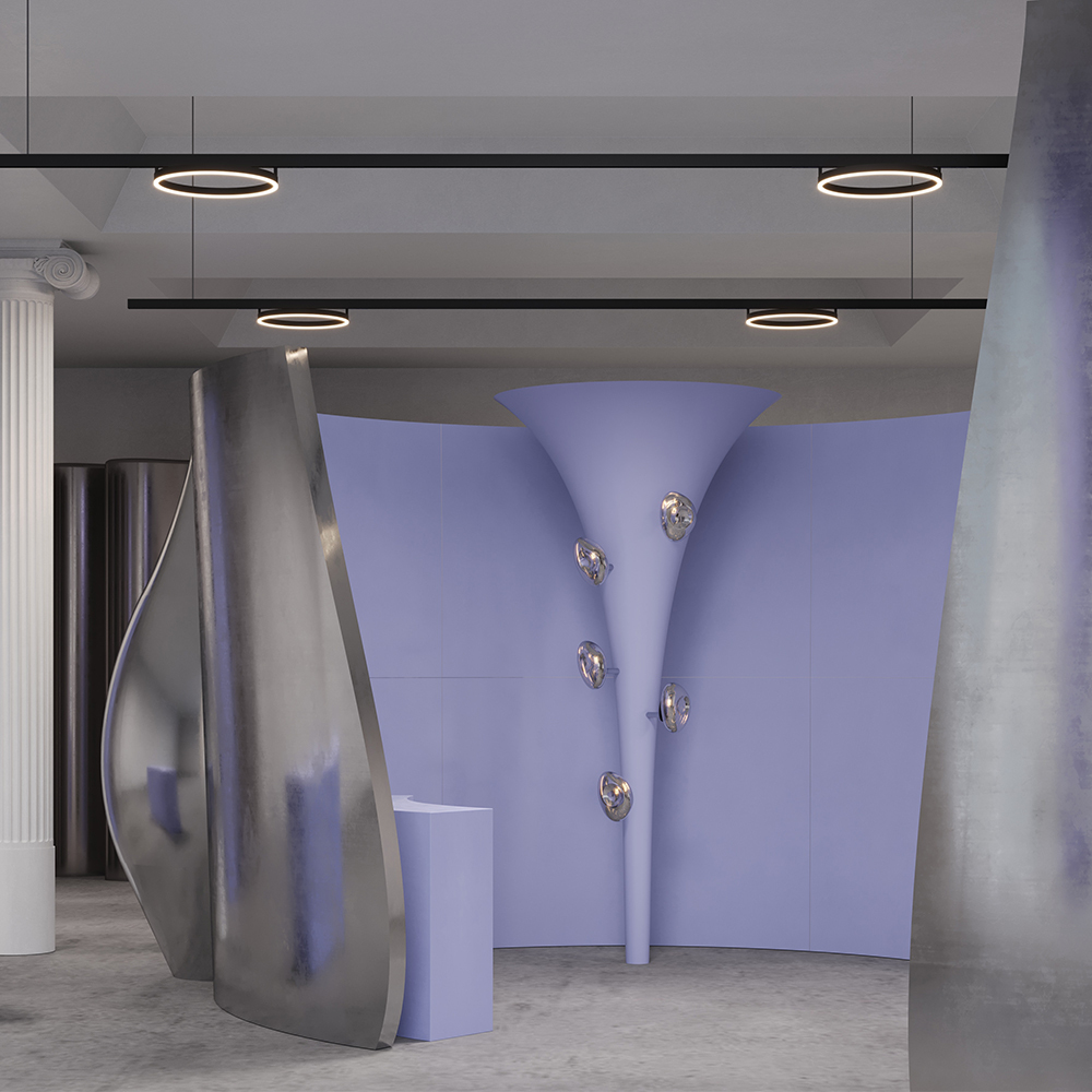 Трековый магнитный светильник Maytoni Rim TR227-2-24W3K-B