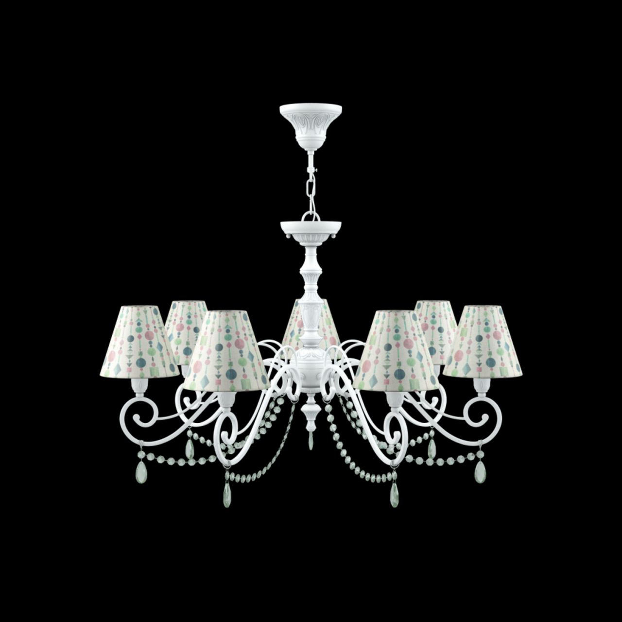 Подвесная люстра Lamp4you Classic E3-07-WM-LMP-O-17-CRL-E3-07-GR-UP