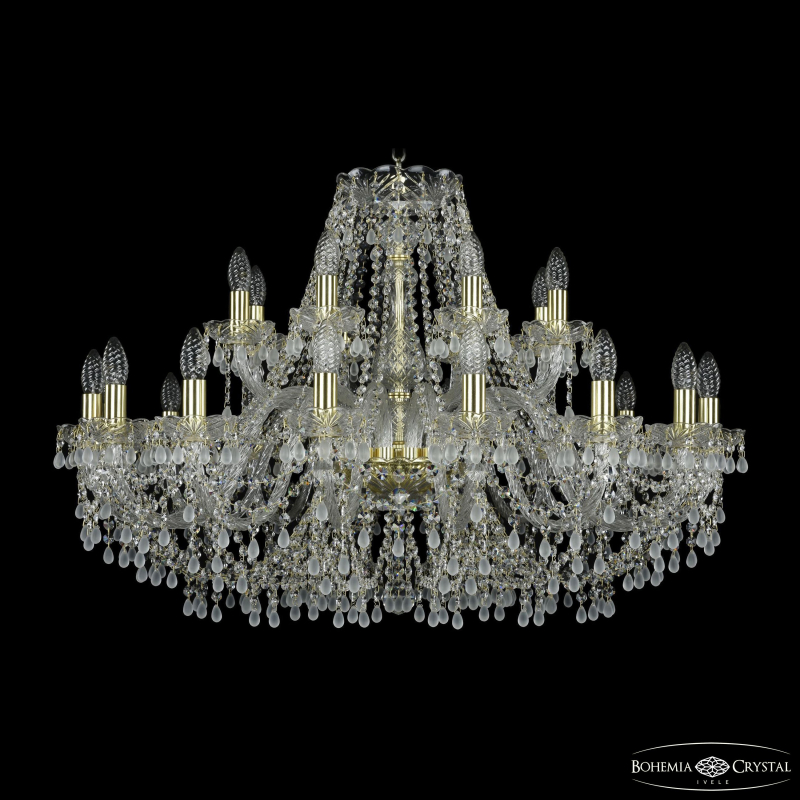 Подвесная люстра Bohemia Ivele Crystal 1410/16+8/360 G V0300