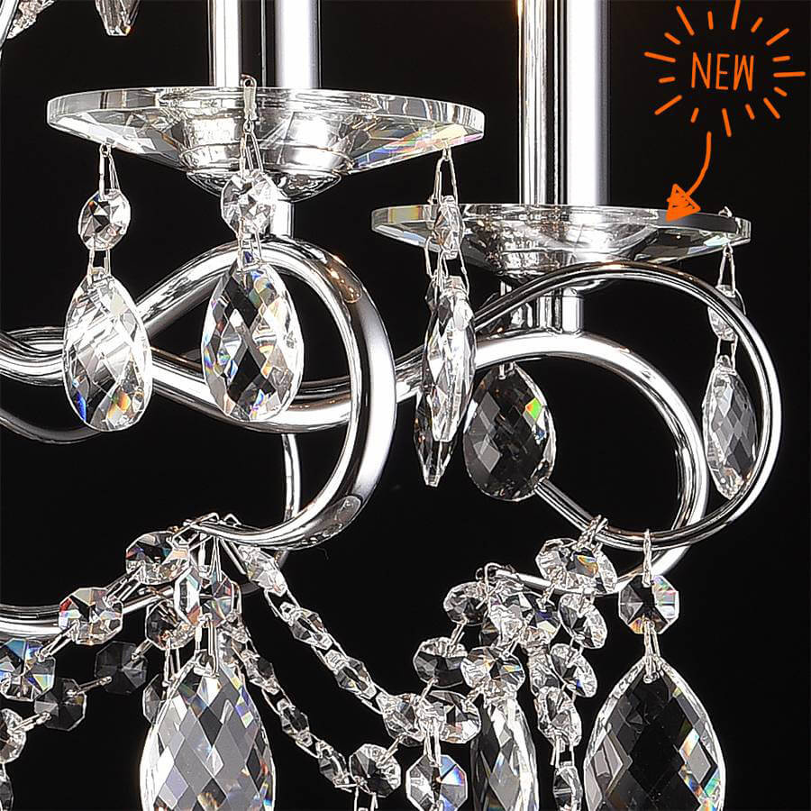 Подвесная люстра Lumien Hall Юнона 0016/5P-CR