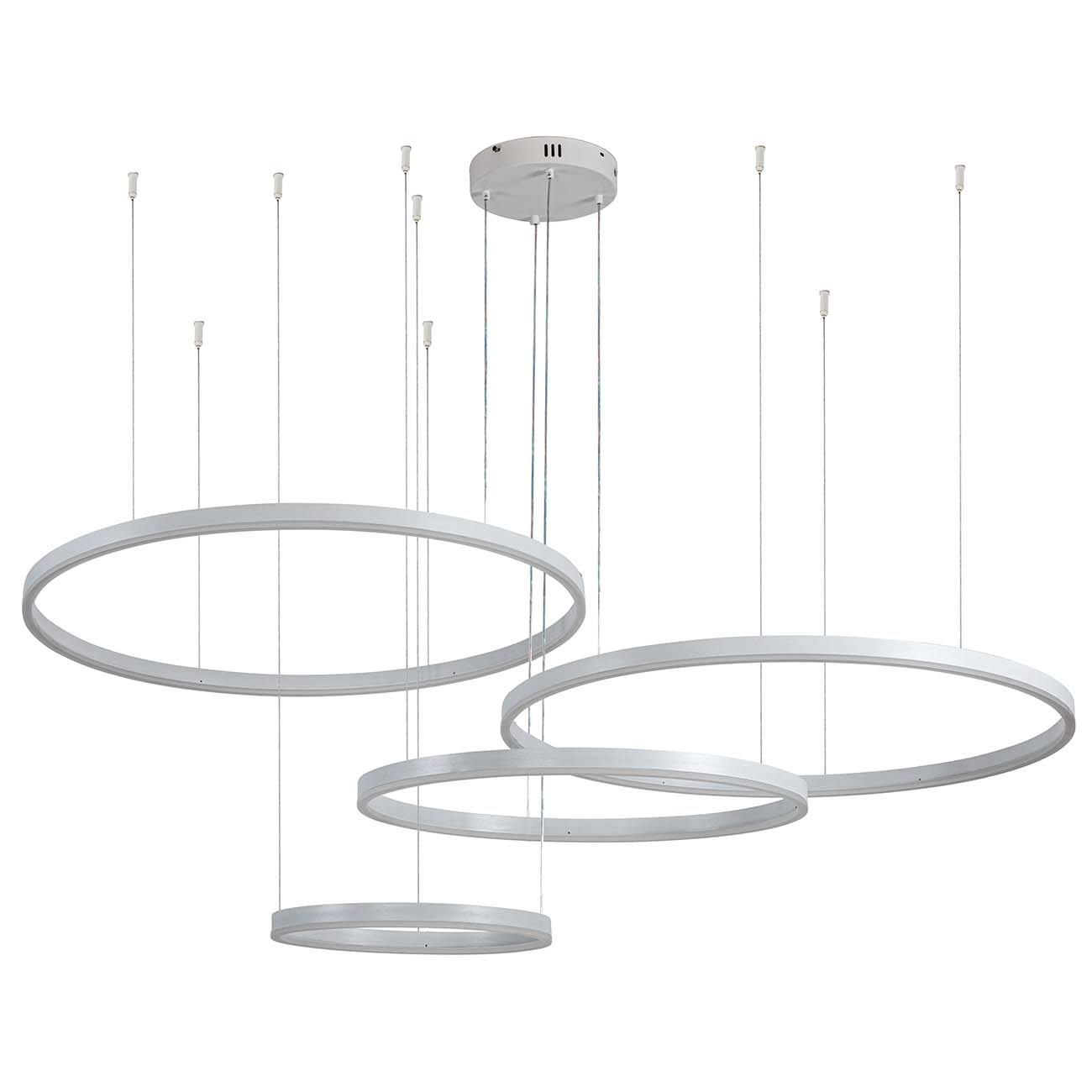 Подвесная люстра Indigo Galass 14001/4P White V000033L