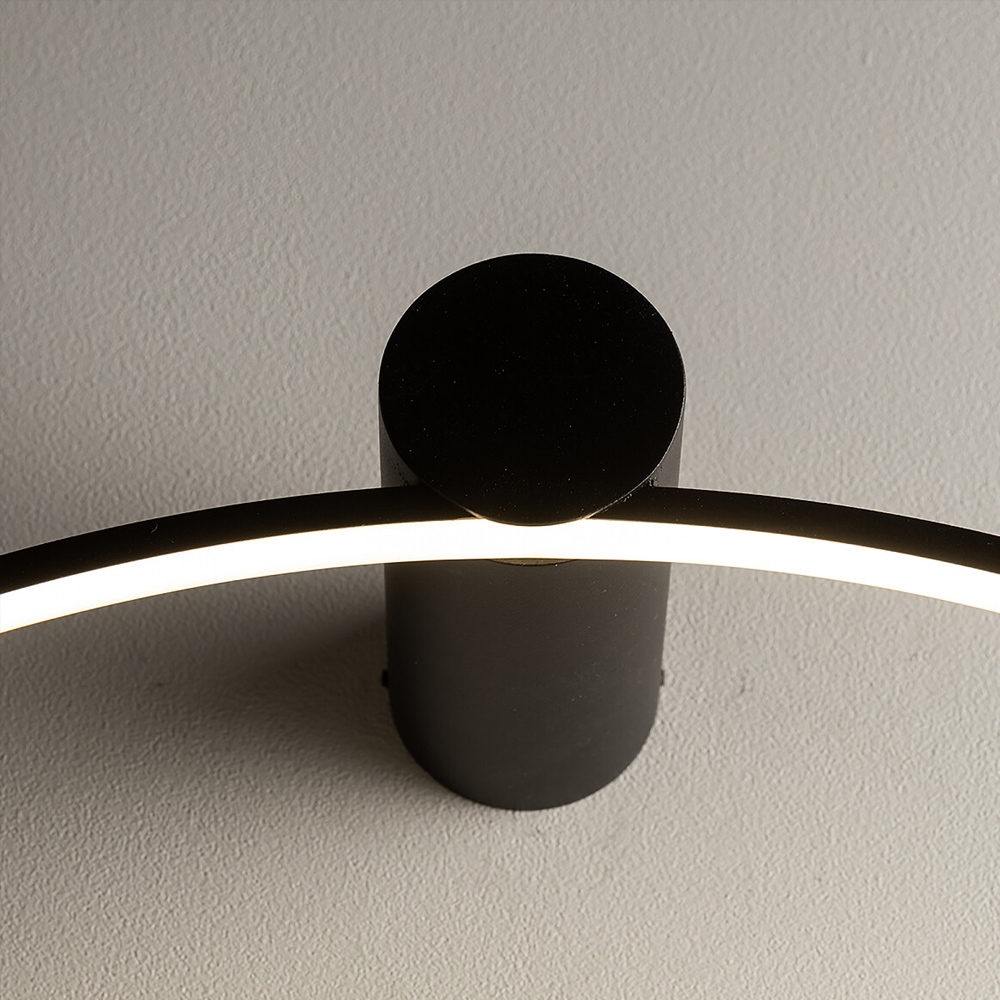 Настенно-потолочный светильник Nowodvorski Circolo Led M Black 10815