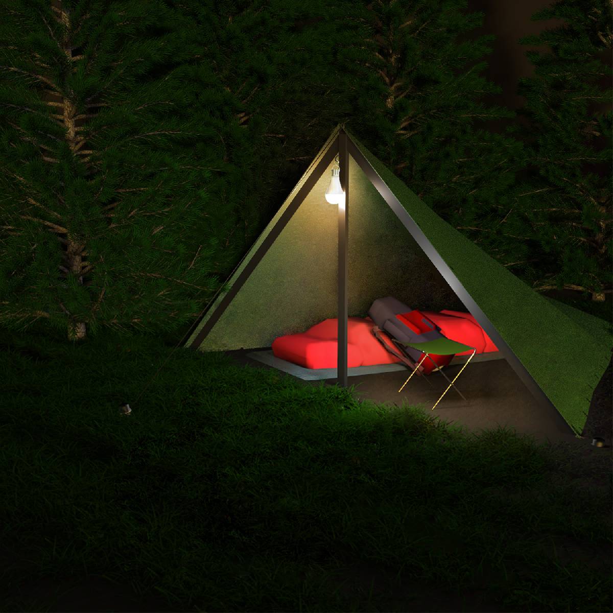 Лампа светодиодная аккумуляторная Gauss E27 10W 3000K матовая 102402100