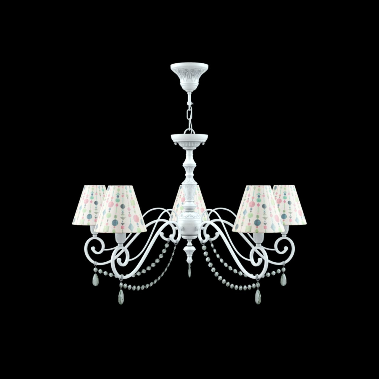 Подвесная люстра Lamp4you Classic E3-05-WM-LMP-O-17-CRL-E3-05-GR-UP