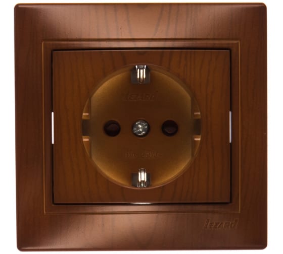 Розетка с защитой от детей Lezard Mira 701-0801-124