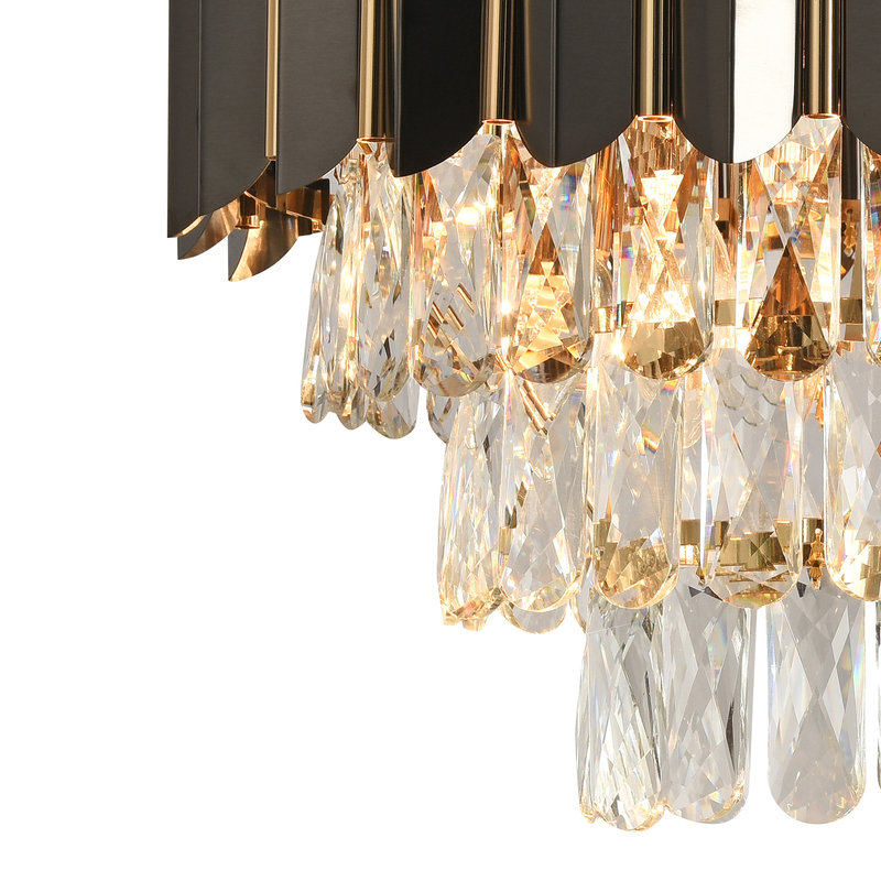 Подвесная люстра Natali Kovaltseva DARIAN II 81448/5C GOLD BLACK