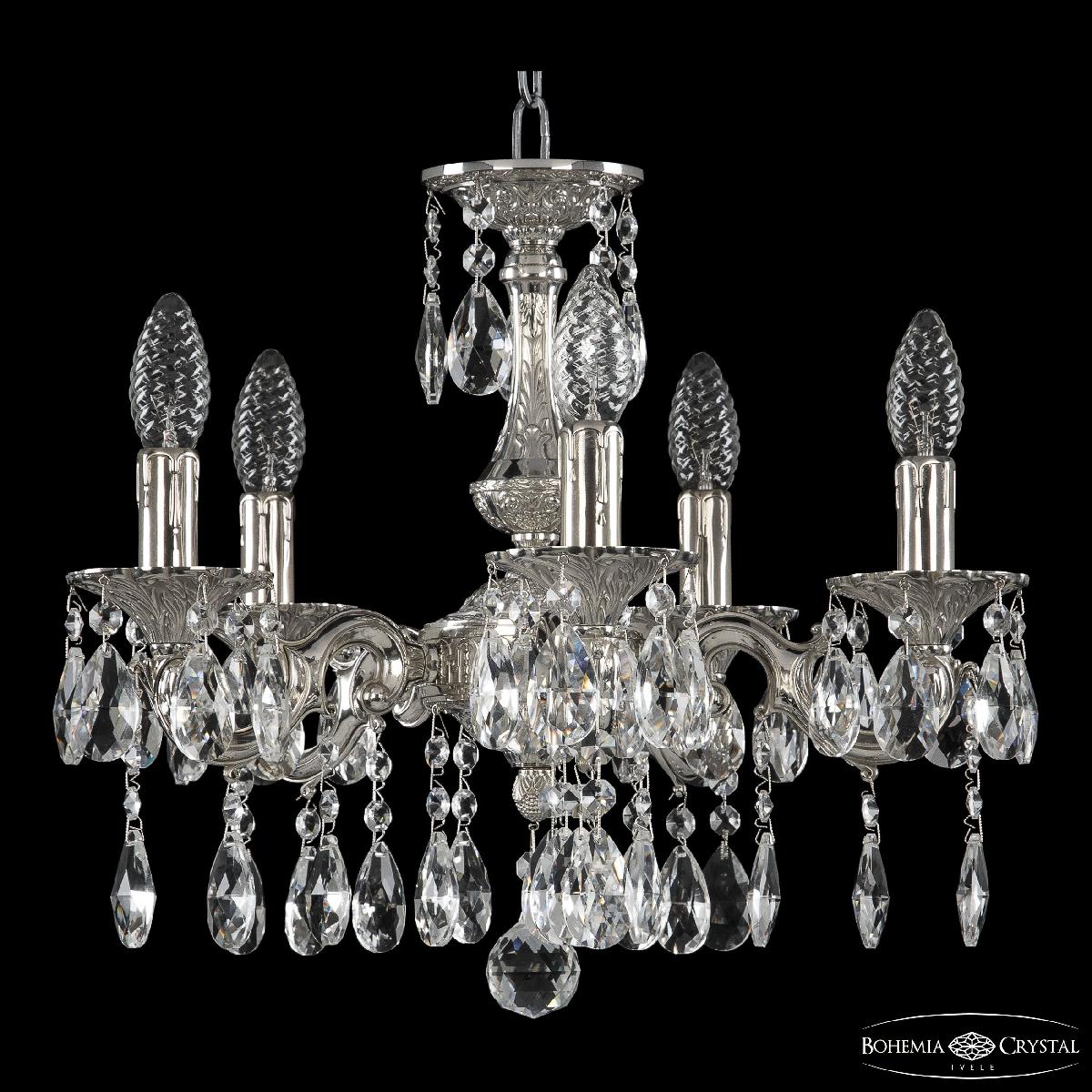 Подвесная люстра Bohemia Ivele Crystal Verona 72101/5/125 A Ni