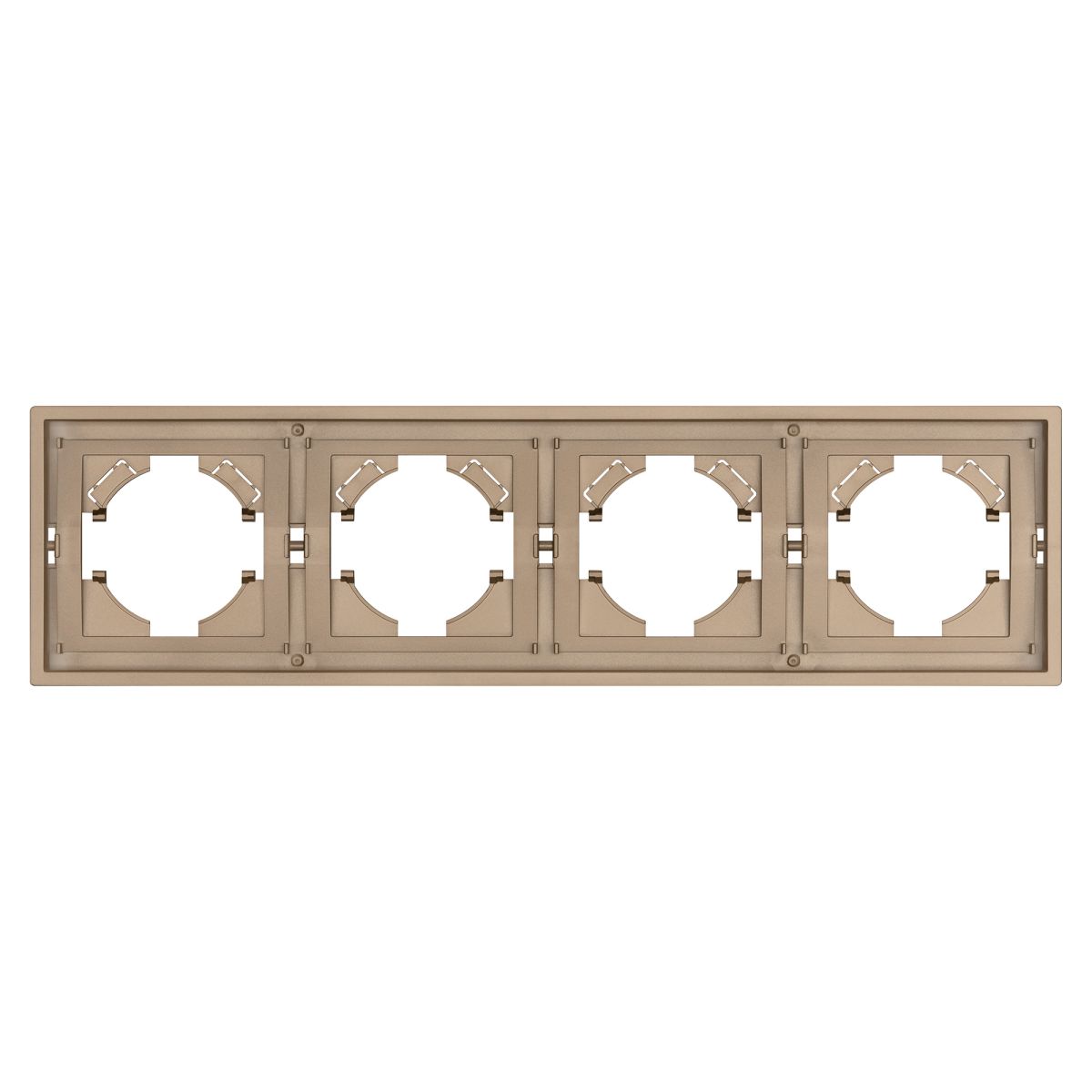 Рамка пластиковая на 4 поста Arlight FRM-TENDO-PL-4-GD 053850
