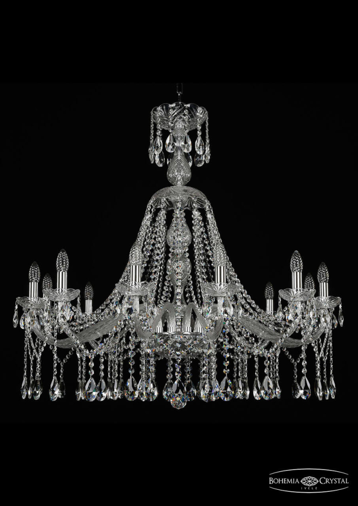 Подвесная люстра Bohemia Ivele 1413/12/360/XL-100/Ni