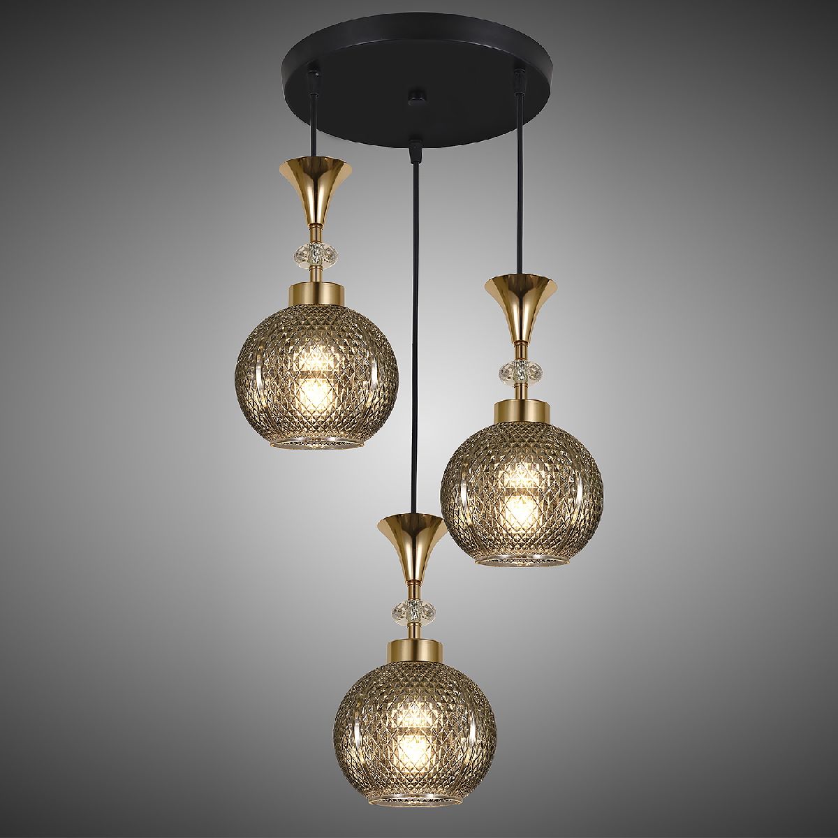 Подвесной светильник Reluce 02001-0.9-03 SMOKE