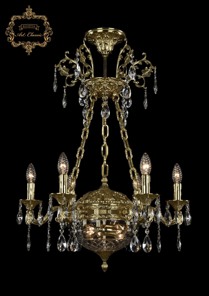 Подвесная люстра Art Classic 31.51.6.CK125SP.250SP.G.Sp.Clear.1B