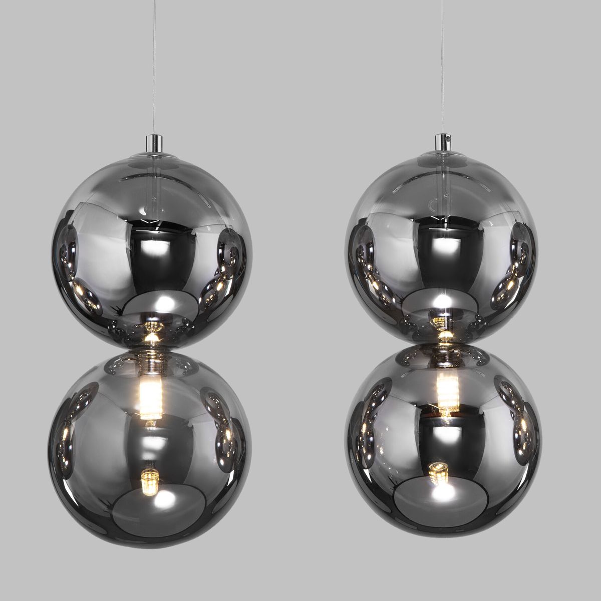 Подвесной светильник Eurosvet Selisa 50092/5 хром/дымчатый a060588