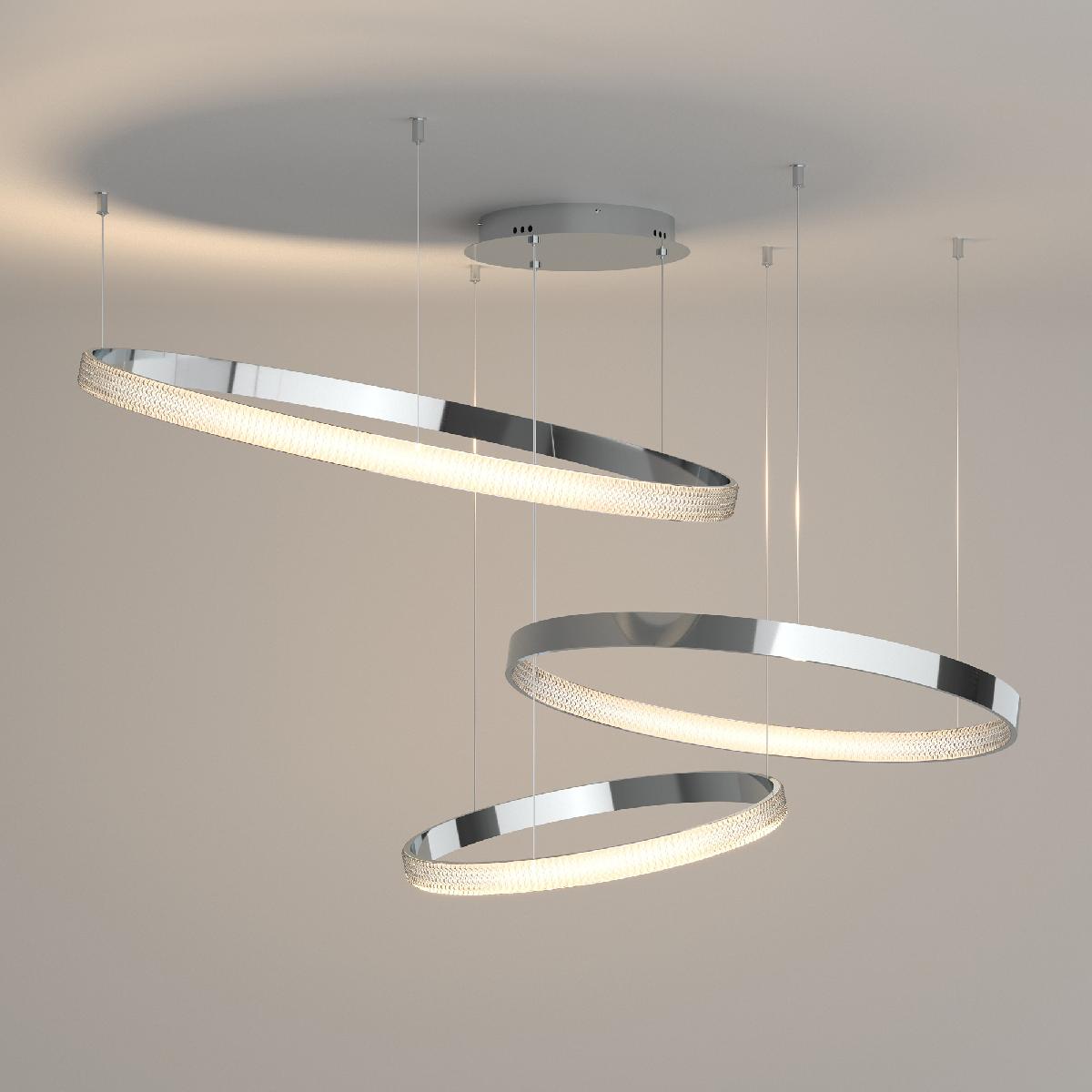 Подвесная люстра Eurosvet Posh 90275/3 хром Smart