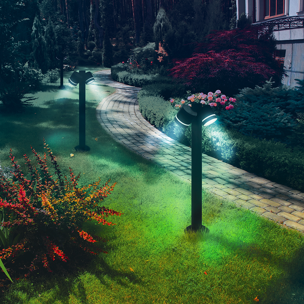 Лампа светодиодная Feron LB-455 GX53 12W синий 51019