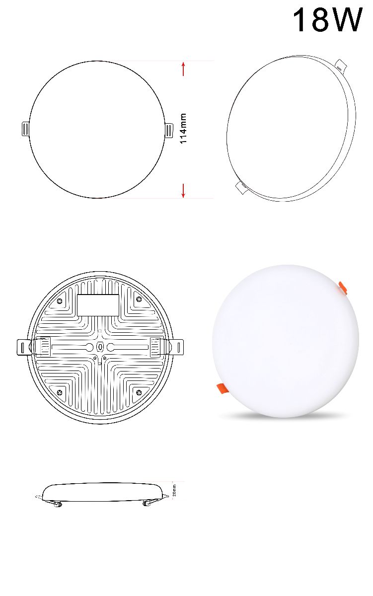 Встраиваемый светильник Zortes Cloud ZRS.57793.18