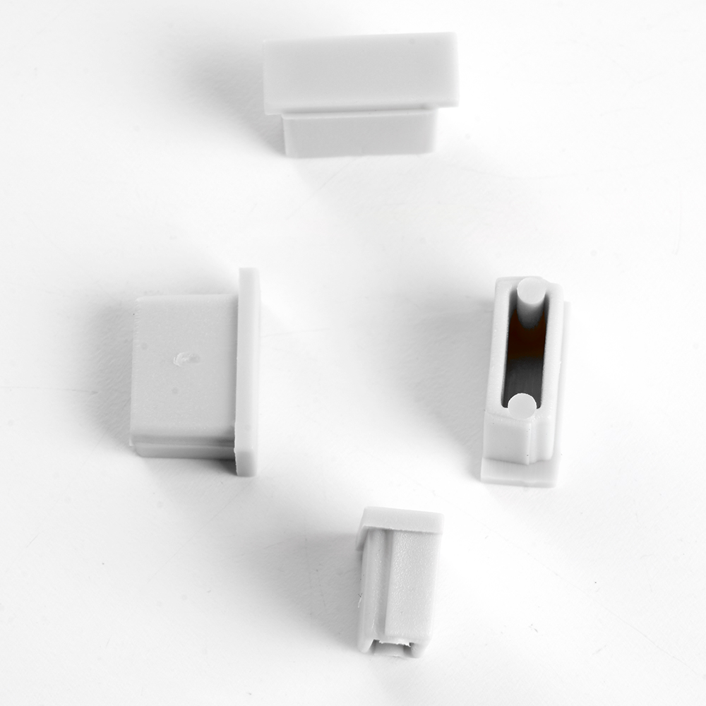 Заглушка без отверстия для профиля CAB262 (комплект 4шт) Feron LD374 48249