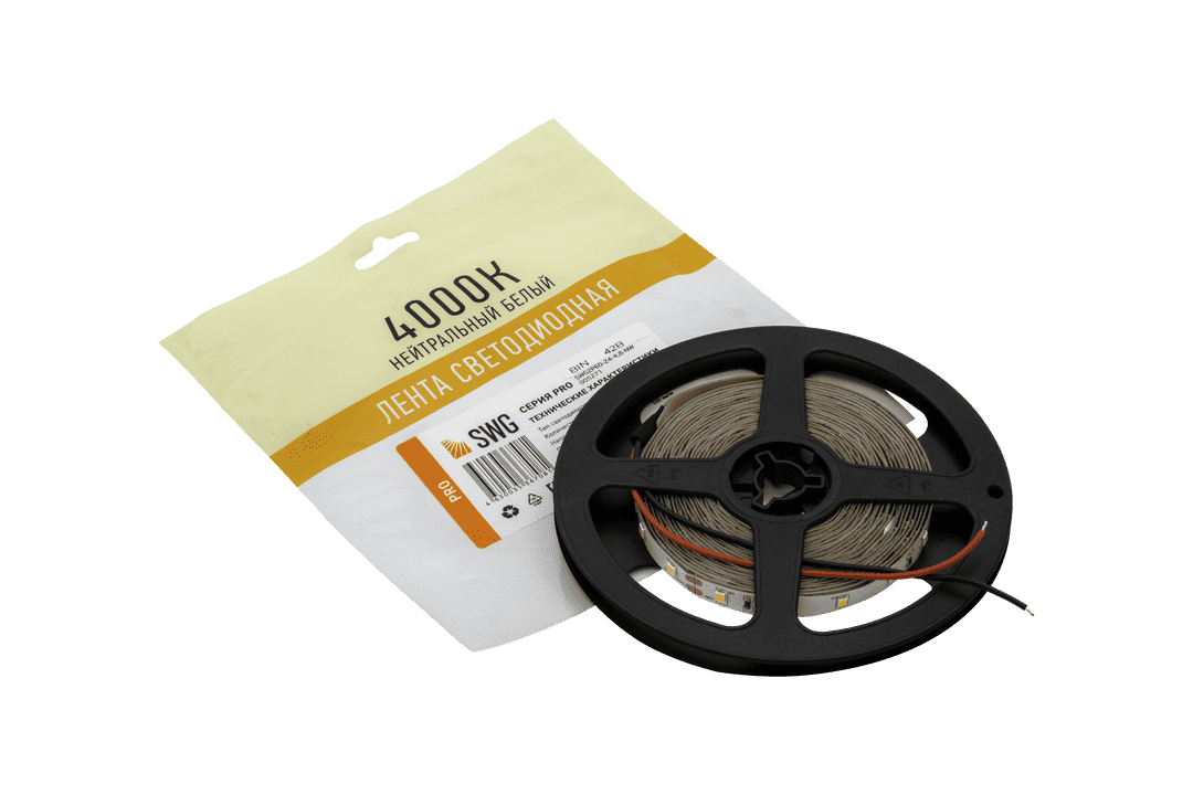 Светодиодная лента SWG SWG2P60-24-4.8-NW 005271