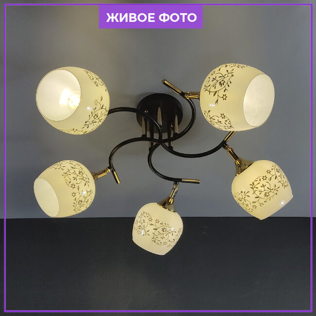 Потолочная люстра Wedo Light Nairi WD3315/5C-CF-FGD-WT