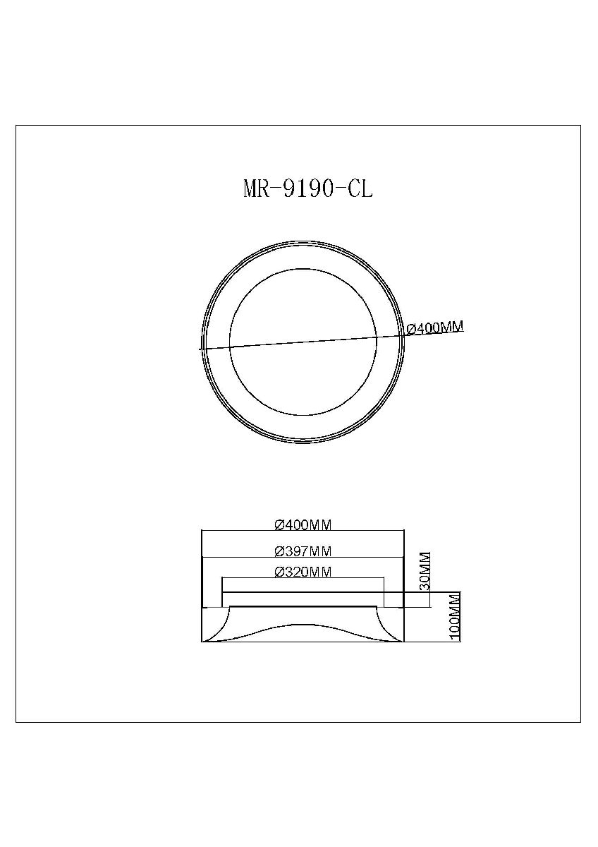 Потолочный светильник Myfar Diona MR9190-CL УЦ