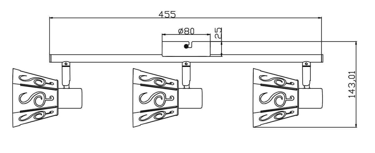 Спот Rivoli Naturale 7002-703 Б0038098