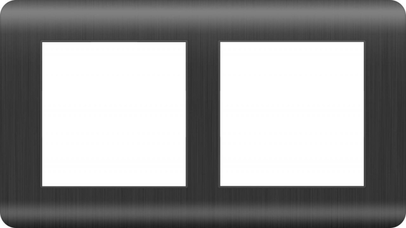 Рамка Werkel Stream на 2 поста графит WL12-Frame-02 4690389145438