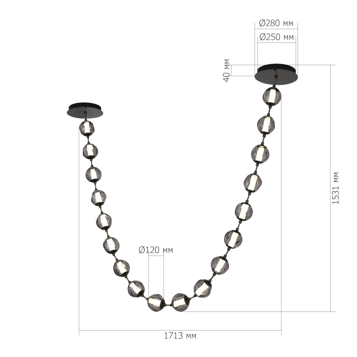 Подвесная люстра ST Luce Helmi SL6520.403.18