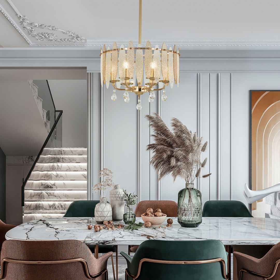 Люстра на штанге Arte Milano Sorrento 374309/6/350/470 GD